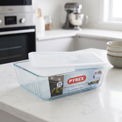 Pyrex Glass Food Storage Container Set 3 Pcs